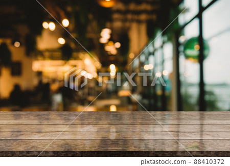 table, restaurant, wooden 88410372