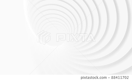 Spiral white wave rhythm abstract background 88411702