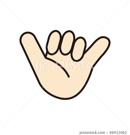 Aloha's hand pose 88412062