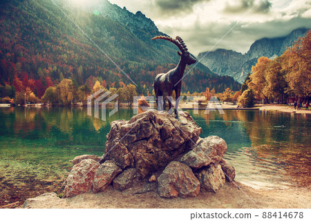 Jasna lake, Slovenia Jasna lake, Slovenia 88414678