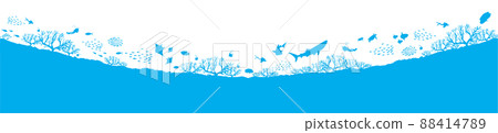 Okinawa sea bright turquoise arc 88414789