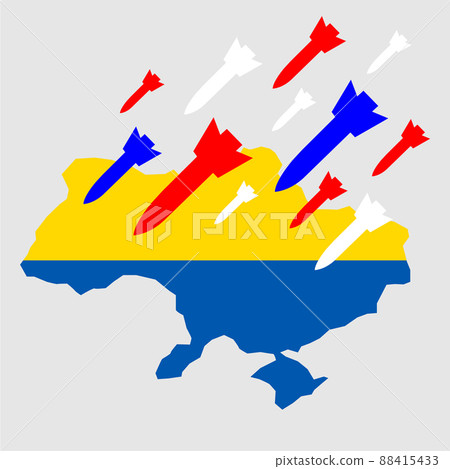 No war in Ukraine concept illustration with No war in Ukraine concept illustration with 88415433