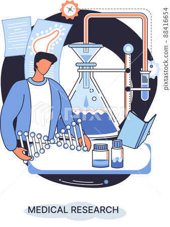 Laboratory diagnostic services, health indicators research, treatment, medical examination in clinic metaphor Laboratory diagnostic services, health indicators research, treatment, medical examination in clinic metaphor 88416654