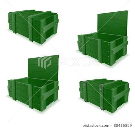 army wooden box for weapons and ammunition vector illustration army wooden box for weapons and ammunition vector illustration 88416899