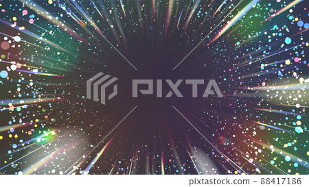 Radiant background where a ball of light bursts 88417186