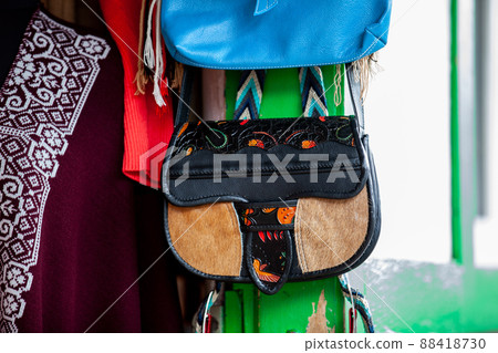 Colombian traditional leather satchel called Carriel 88418730