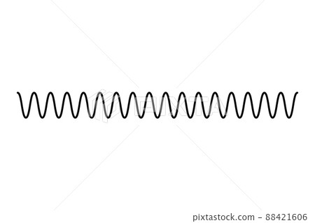 An illustration of a black Namami line that is packed tightly. 88421606