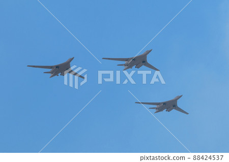 Russian Air Force Tupolev Tu-160M Blackjack formation flight 88424537