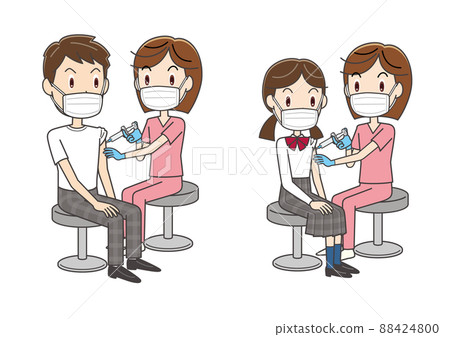 接種疫苗的學生 88424800