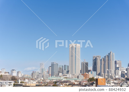 Tokyo city building scenery 88424932