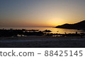 Sunset at Seonnyeobawi Beach and Eulwangni Beach in Yeongjongdo Island 88425145