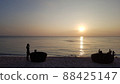 Sunset at Seonnyeobawi Beach and Eulwangni Beach in Yeongjongdo Island 88425147