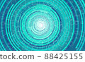 Cyber background of blue light leading to the back 88425155