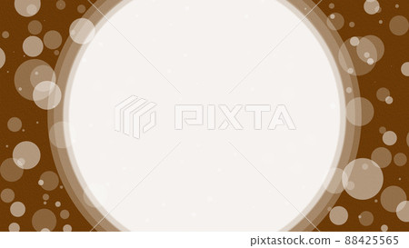 4k brown Japanese style frame polka dot ball ring light brown brown brown yellow background material background 88425565