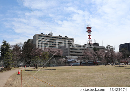 從中央廣場看到的福井縣廳(福井城跡) 從中央廣場看到的福井縣廳(福井城跡) 88425674
