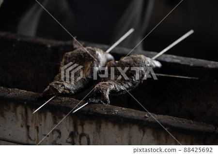 Salt-grilled rainbow trout Salt-grilled rainbow trout 88425692