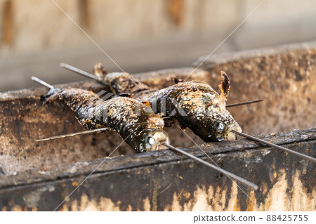 Salt-grilled rainbow trout Salt-grilled rainbow trout 88425755