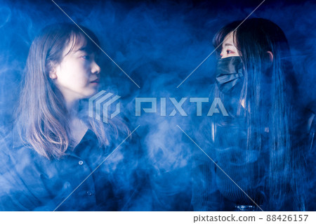 Two women gender Two women gender 88426157