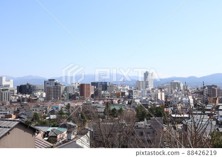Fukui city seen from Mt. Asuwa Fukui city seen from Mt. Asuwa 88426219