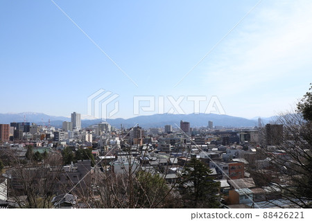 Fukui city seen from Mt. Asuwa 88426221
