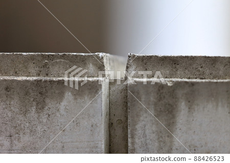 Image of exposed concrete fence Image of exposed concrete fence 88426523