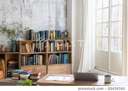 A chic living room with sunshine 88426560