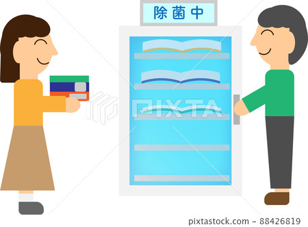 對書籍進行消毒的機器的圖像 對書籍進行消毒的機器的圖像 88426819
