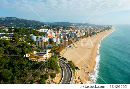 Townscape of Calella, Maresme region, Spain Townscape of Calella, Maresme region, Spain 88426965