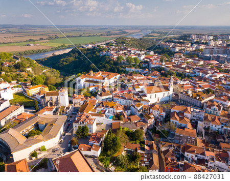 Aerial view of Santarem, Portugal Aerial view of Santarem, Portugal 88427031