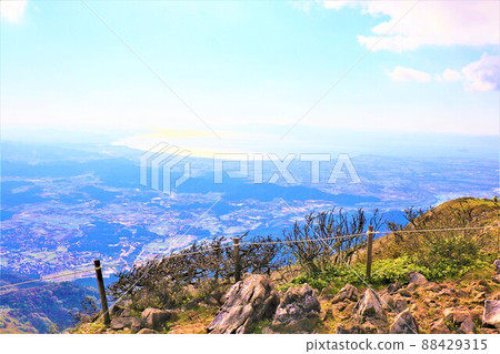 Scenery of the summit of Mt. Ibuki 88429315