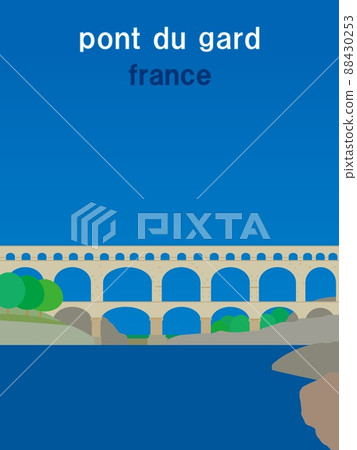Pont du Gard France 法國旅游海報 88430253