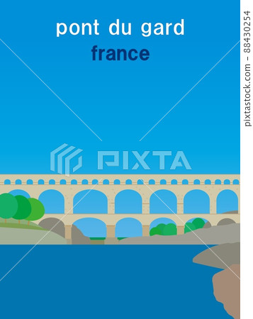 Pont du Gard France 法國旅游海報 88430254