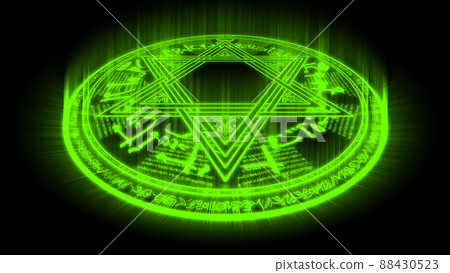 魔法陣(綠色) 魔法陣(綠色) 88430523