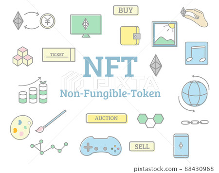 Icon illustrations related to NFT 88430968