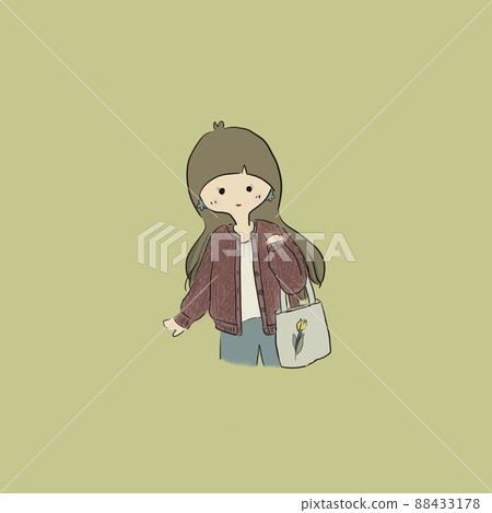 享受購物的女孩 享受購物的女孩 88433178