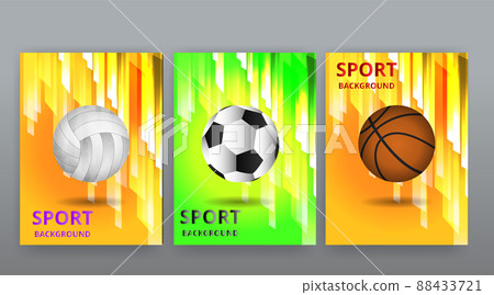 Sports equipment background, ball sports, basketball, football, soccer Sports equipment background, ball sports, basketball, football, soccer 88433721