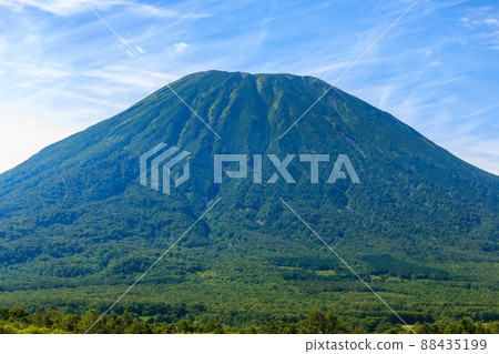 Kutchan-cho, Hokkaido, Mt. Yotei towering over the blue sky [August] 88435199