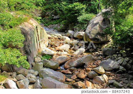 Scenery of the valley of Bukhansan Mountain Scenery of the valley of Bukhansan Mountain 88437243