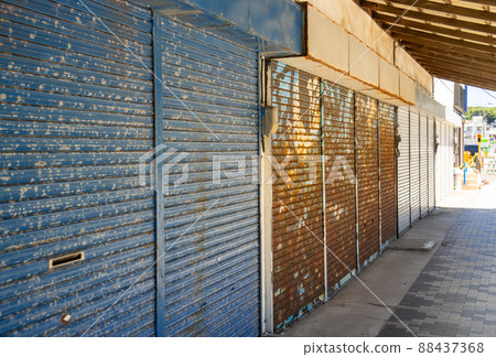 Shutter shopping district Shutter shopping district 88437368