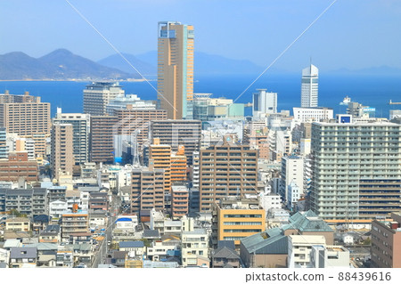 [Kagawa Prefecture] Scenery of Takamatsu city area 88439616