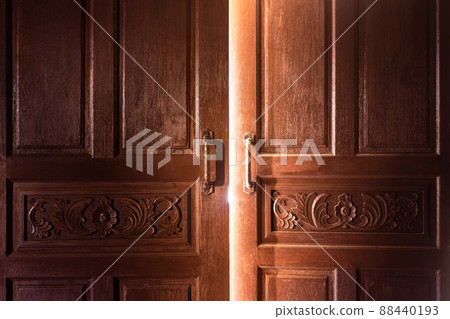 Open wood door light concept 88440193
