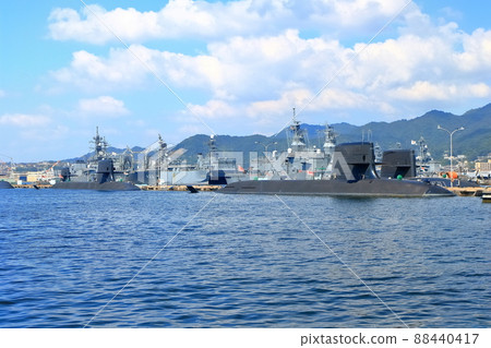 [廣島縣]胡同烏小島吳公園（海上自衛隊） 88440417