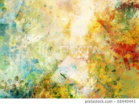 夢幻般的黃色閃光紋理背景 88440441