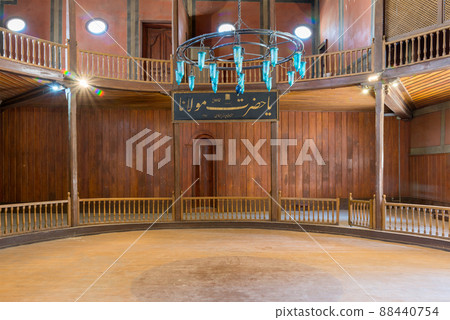 Whirling Dervishes Ceremony hall at the Mevlevi Tekke, Cairo, Egypt 88440754