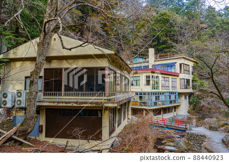 Ruined inn in Okutama 88440923