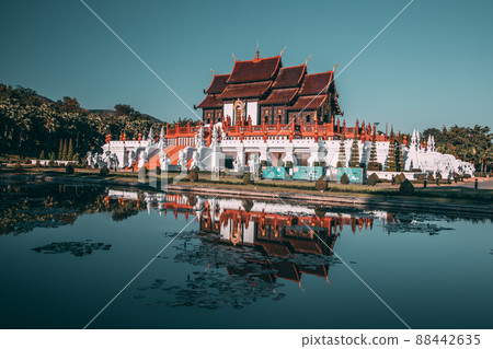 Royal Park Rajapruek, botanical garden and pavilion in Chiang Mai, Thailand 88442635