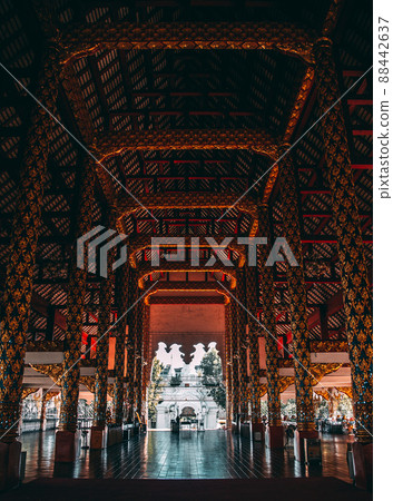 Group of pagoda in Wat-Suan-Dok. famous temple in Chiang Mai, Thailand 88442637