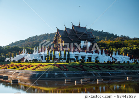 Royal Park Rajapruek, botanical garden and pavilion in Chiang Mai, Thailand Royal Park Rajapruek, botanical garden and pavilion in Chiang Mai, Thailand 88442659