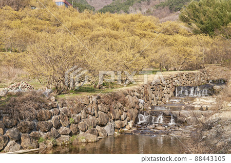 Waterfall, Valley, Sub-village, Sansuyu Village, Gurye-gun, Jeonnam 88443105