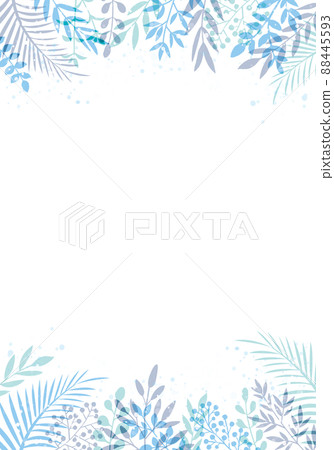 Leaf frame blue system 88445593